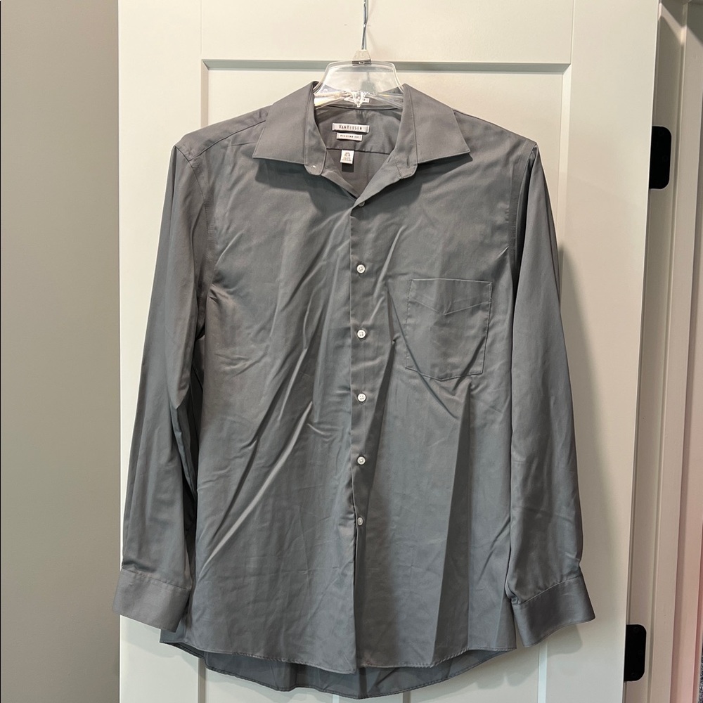 Van Heusen Charcoal Dress Shirt